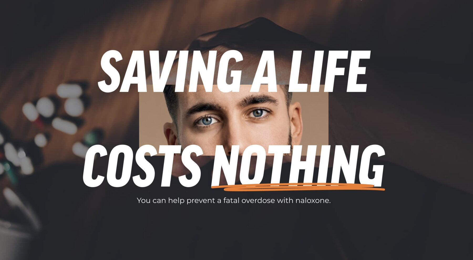Image from the iSAVEFL website that says "Saving a life costs nothing"
